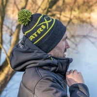Matrix Lime & Grey Bobble Hat